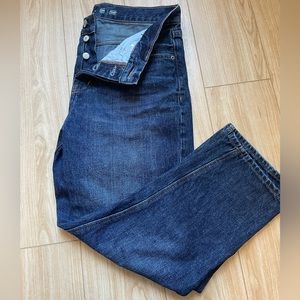 High-Rise Dark Wash Mom-Jean | Size 6